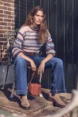 ANAIS DARK INDIGO WIDE-LEG JEANS