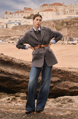 ANAIS DARK INDIGO WIDE-LEG JEANS