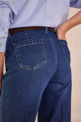 ANAIS STONE USED WIDE-LEG JEANS