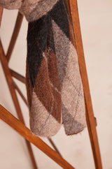 TOBIAS DARK BROWN SCARF