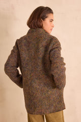 LAMIA KHAKI WOOL COAT