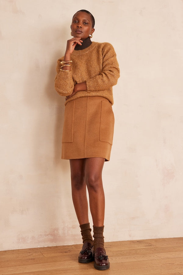 AGNES CAMEL JUMPER