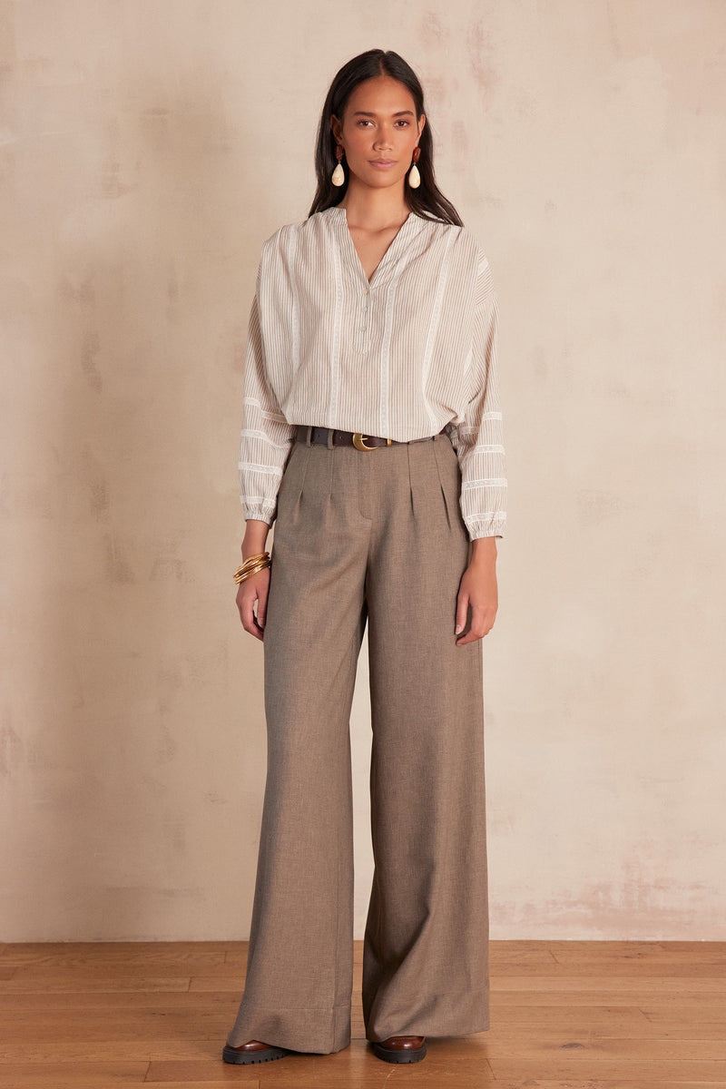 DAISY LIGHT TAUPE TROUSERS