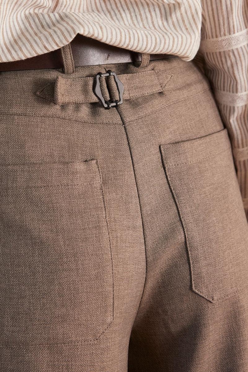 DAISY LIGHT TAUPE TROUSERS
