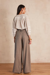 DAISY LIGHT TAUPE TROUSERS