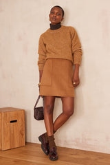 CAMELLIA CINNAMON SKIRT