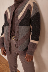 BRITNEY JACQUARD PATTERN CARDIGAN