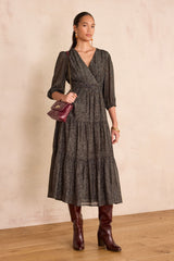 LOUMIA LONG IRIDESCENT DRESS