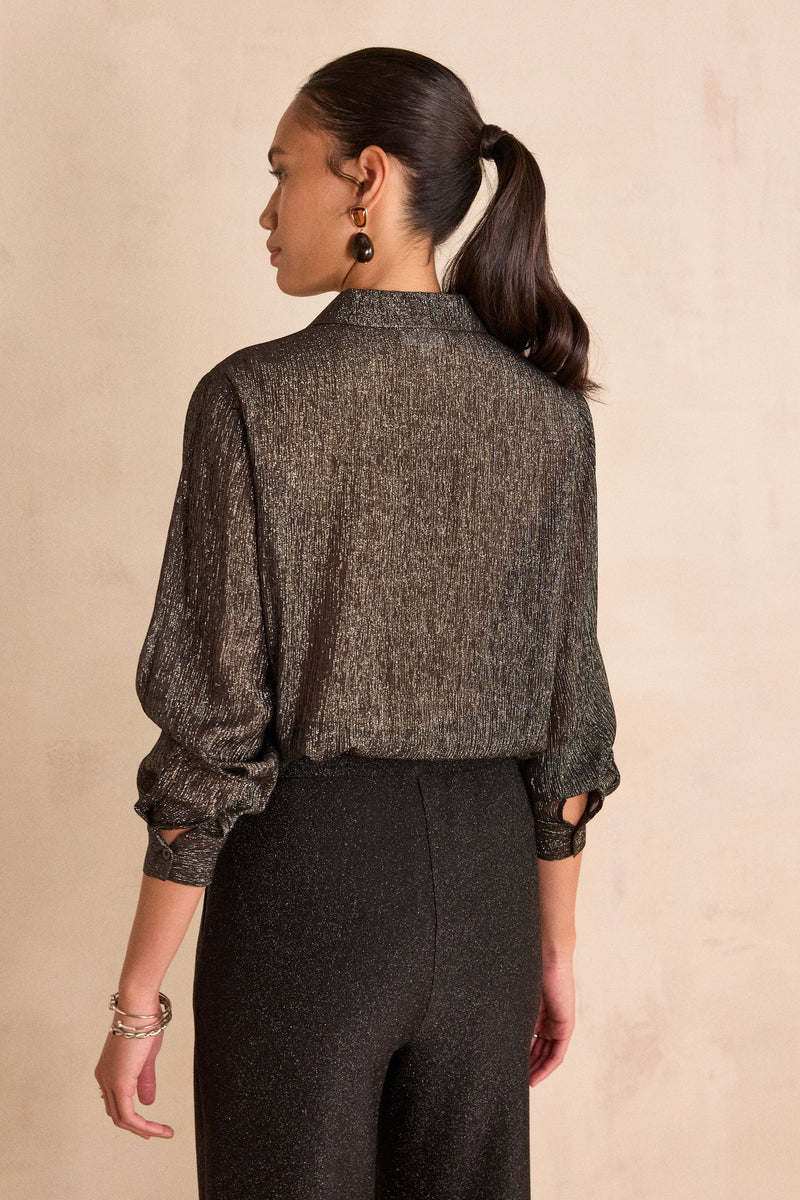 SPARKLE IRIDESCENT BLOUSE