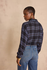 SONGE CHECKED BLOUSE