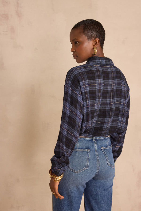 SONGE CHECKED BLOUSE