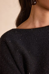 BLAKE BOATNECK SEQUIN JUMPER