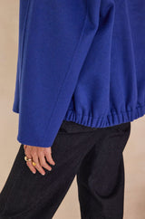 FELICITY ROYAL BLUE WOOL JACKET