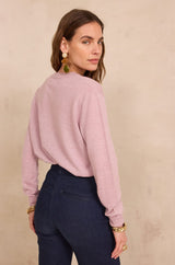 PRINCE LILAC FINE LONG-SLEEVED JUMPER