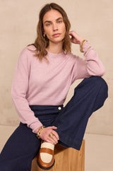 PRINCE LILAC FINE LONG-SLEEVED JUMPER