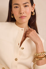 PETERSON ECRU CARDIGAN