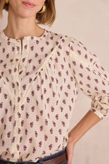 DIA PAISLEY PRINT BOHEMIAN BLOUSE