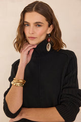 BELLA WOOL AND YAK JUMPER DRESS