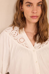 DOLLY MIXED COTTON BLOUSE