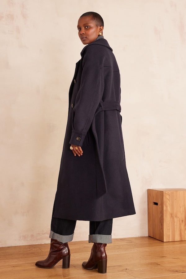 DJOVANNI NAVY COAT