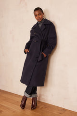 DJOVANNI NAVY COAT