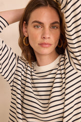 LORENZO LONG-SLEEVE STRIPED T-SHIRT