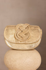 MARIUS GOLD MINI LEATHER BAG