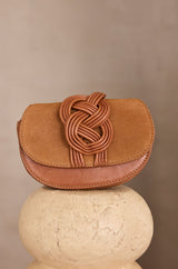 MARIUS LIGHT CAMEL MINI LEATHER BAG