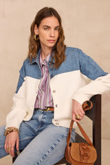 PENNY ECRU BI-COLOR JACKET