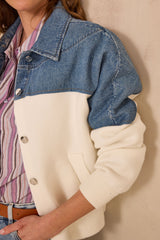 PENNY ECRU BI-COLOR JACKET