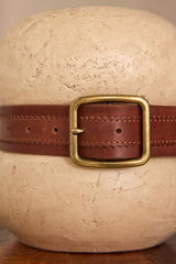 LUCIEN LIGHT CAMEL LEATHER BELT