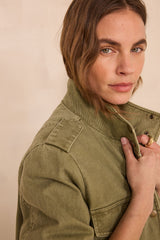 CLAIRE COTTON SAFARI JACKET