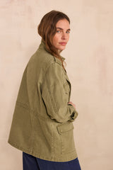CLAIRE COTTON SAFARI JACKET