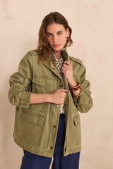 CLAIRE COTTON SAFARI JACKET