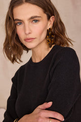 BELINDA BLACK KNITTED DRESS