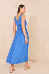 LISANA BLUE STRAIGHT DRESS