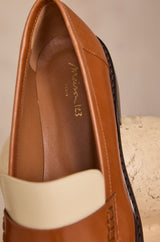 SAMY BI-COLOR LEATHER LOAFERS