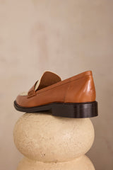 SAMY BI-COLOR LEATHER LOAFERS