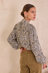 DELICE ARABESQUE PRINT BLOUSE