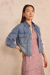 DONOVAN LONG SLEEVE DENIM COTTON SHIRT