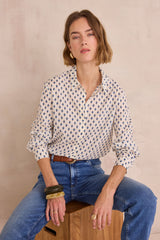 COLETTE PRINTED COTTON SHIRT