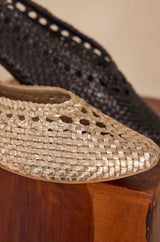 SANTIAGO GOLD BALLERINAS