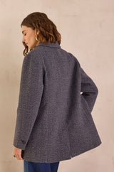 FLORA HERRINGBONE COAT
