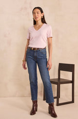 RUDY STRAIGHT CROPPED JEANS