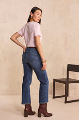RUDY STRAIGHT CROPPED JEANS