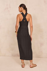 BAILEY PLEATED STRAIGHT DRESS