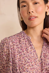 LANA PRINTED FLOWY DRESS