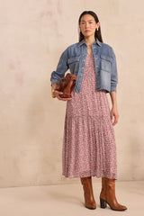 LANA PRINTED FLOWY DRESS