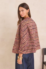 CAROLINE JACQUARD PATTERN JACKET
