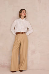 FLAUBERT LIGHT CAMEL TROUSERS